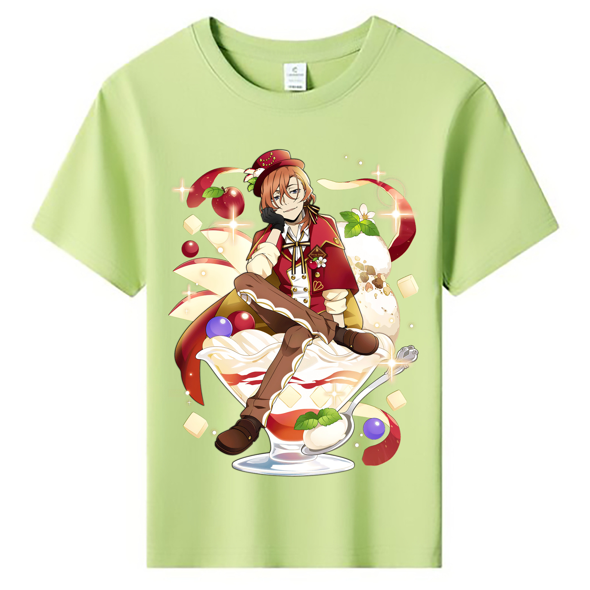 （画像用） 文豪ストレイドッグス Bungo Stray Dogs 綿100％キッズTシャツ（フロントプリント）